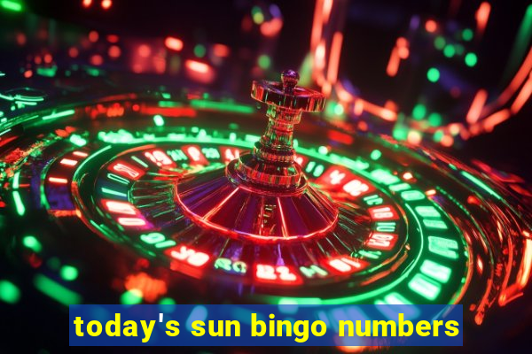 today's sun bingo numbers