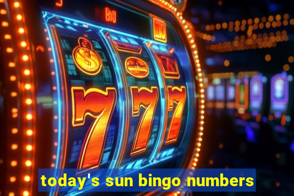 today's sun bingo numbers