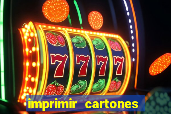 imprimir cartones de bingo