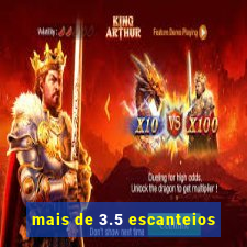 mais de 3.5 escanteios