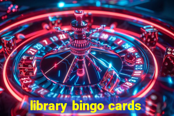 library bingo cards