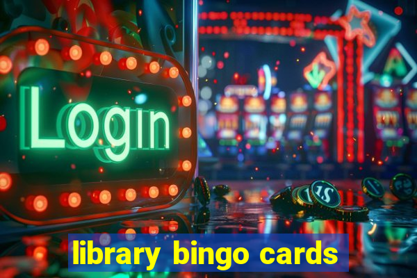 library bingo cards