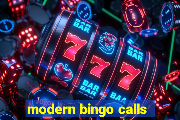 modern bingo calls