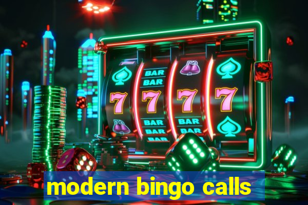 modern bingo calls