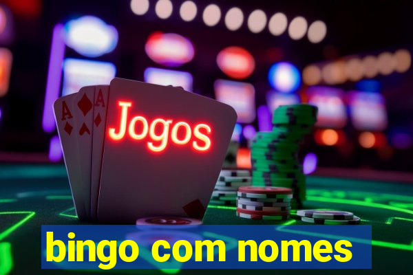 bingo com nomes