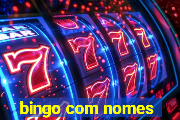 bingo com nomes