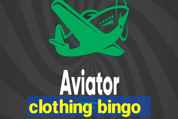 clothing bingo