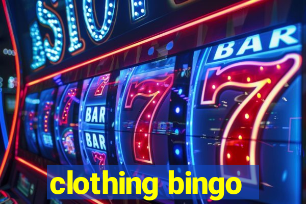 clothing bingo