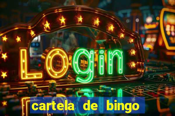 cartela de bingo vazia para imprimir