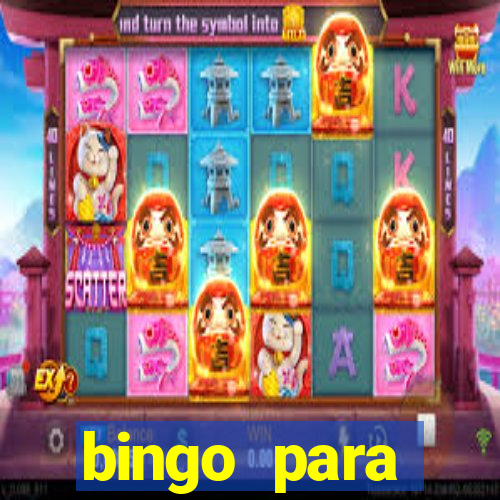 bingo para despedida de solteira para imprimir